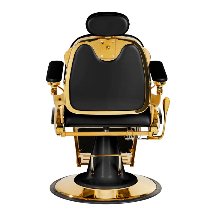 Barberstoel Gabbiano Francesco Goud-Zwart - afbeelding 3