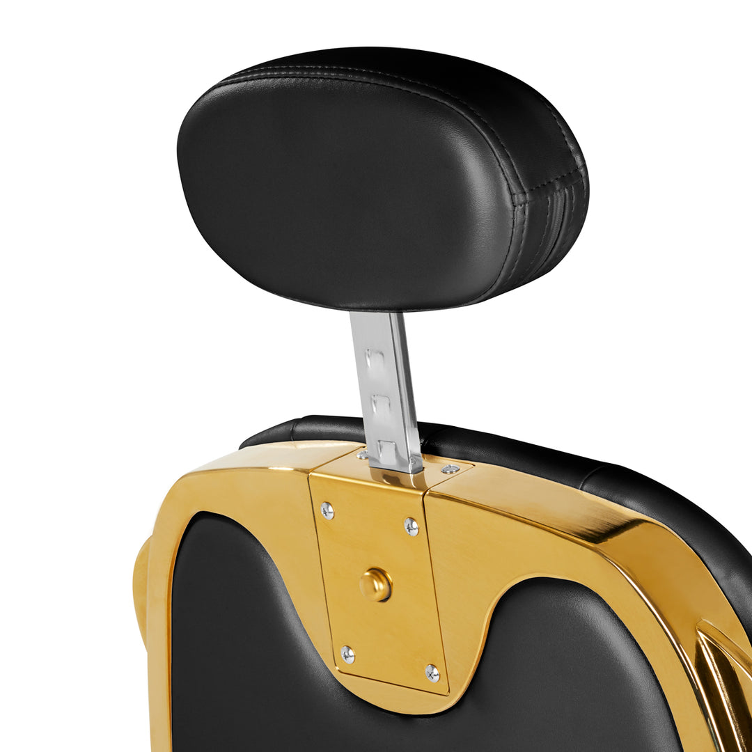 Barberstoel Gabbiano Francesco Goud-Zwart - afbeelding 6