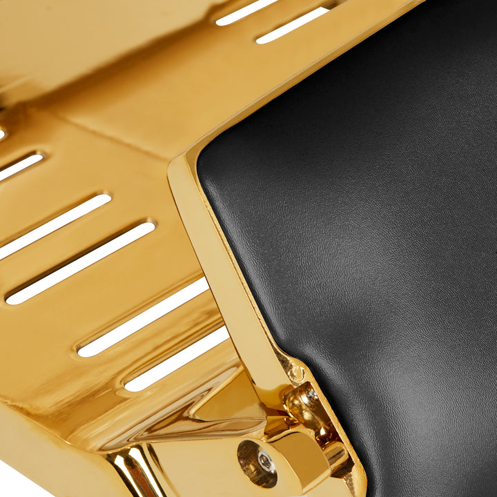 Barberstoel Gabbiano Francesco Goud-Zwart - afbeelding 8