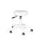 Tabouret Verstelbaar Eco Leder AM-303-2 Wit