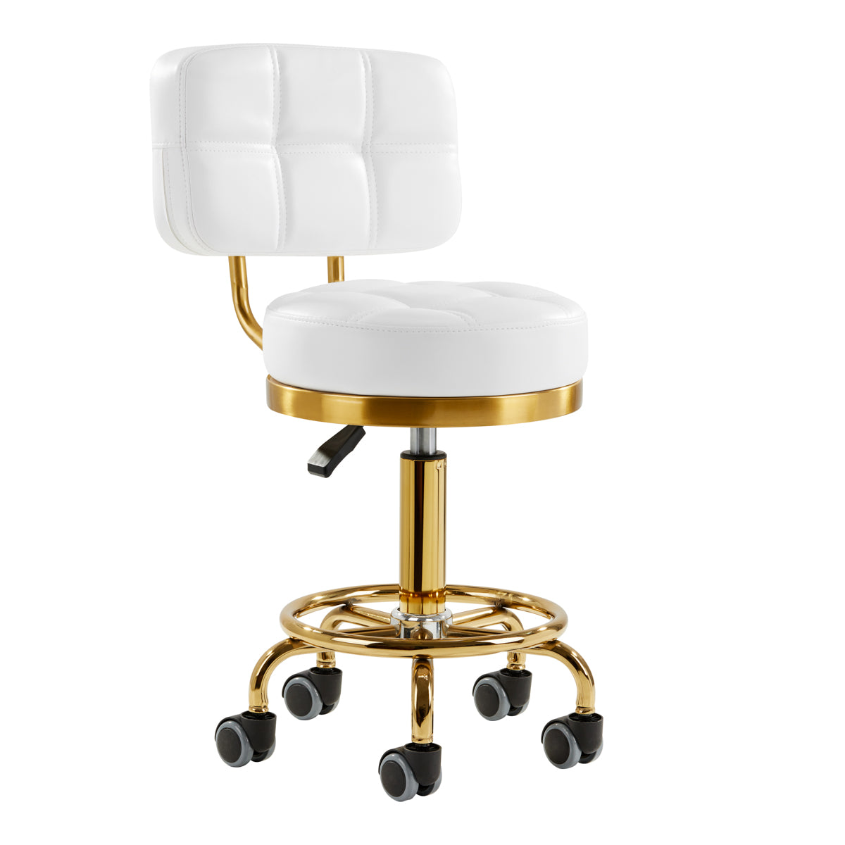 Tabouret AM-830 Goud-Wit 1