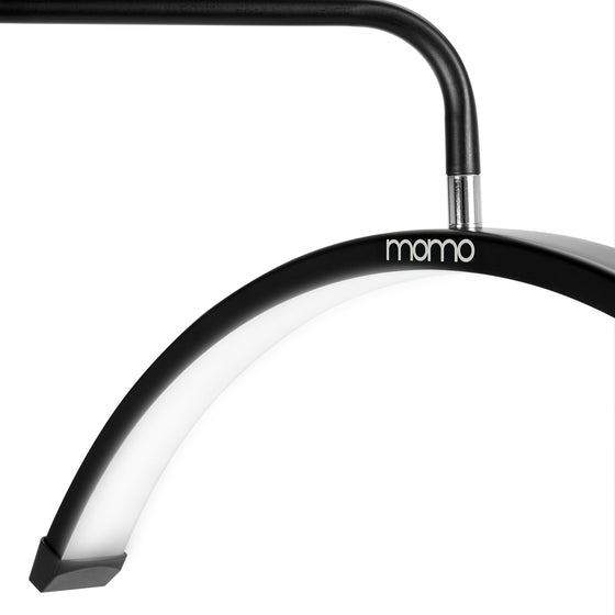 Wimperlamp LED met Statief en Instelbare Kleur- en Lichtintensiteit Momo Moon MX6 Zwart