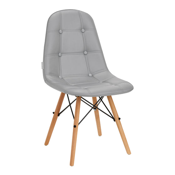 Salonstoel Hout 4Rico QS-185 Grijs