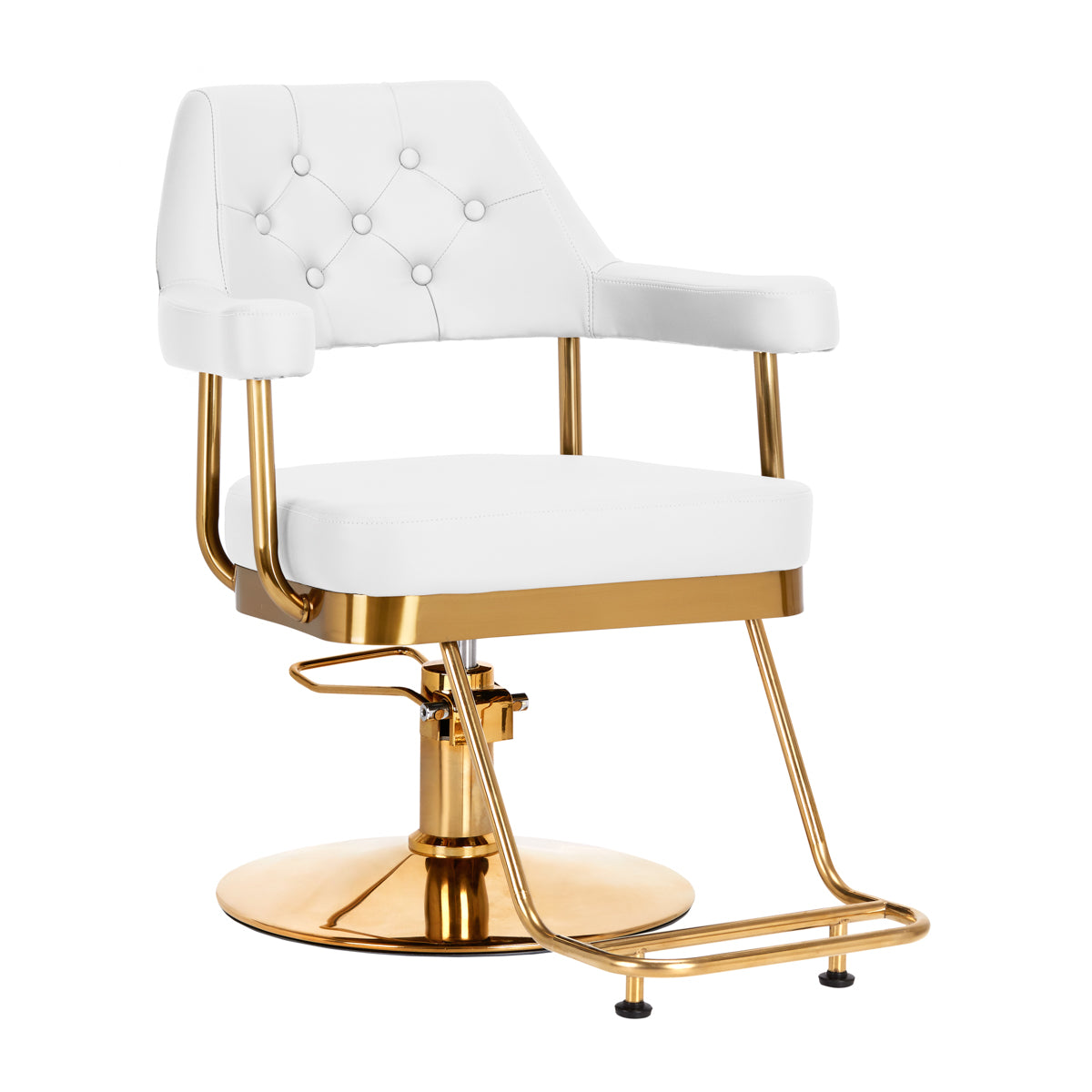Kappersstoel Gabbiano Granada Goud-Wit 1