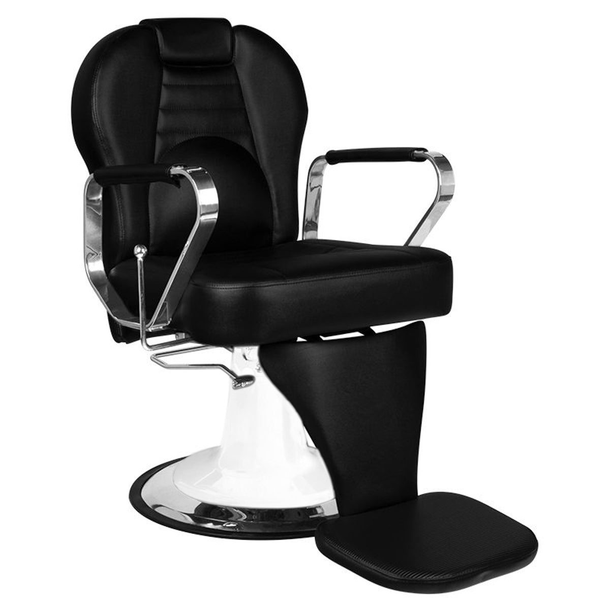 Barberstoel Gabbiano Tiziano Zwart-Wit 1