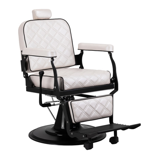 Barberstoel Gabbiano Carlos Extra Parelwit