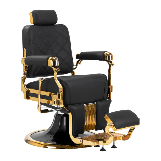 Barberstoel Gabbiano Leonardo Goud-Zwart