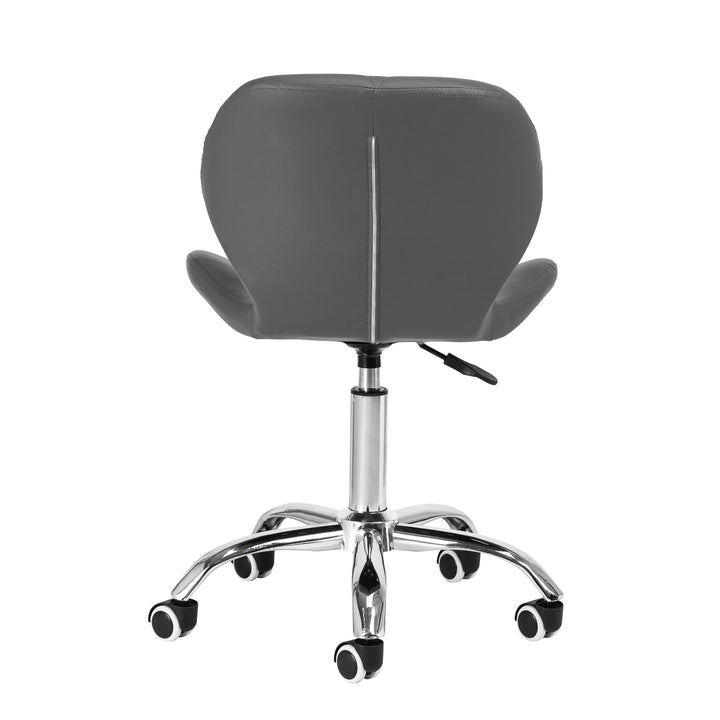Salonstoel met Wielen Verstelbaar 4Rico QS-06 Grijs