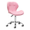 Salonstoel met Wielen Verstelbaar 4Rico QS-06 Roze
