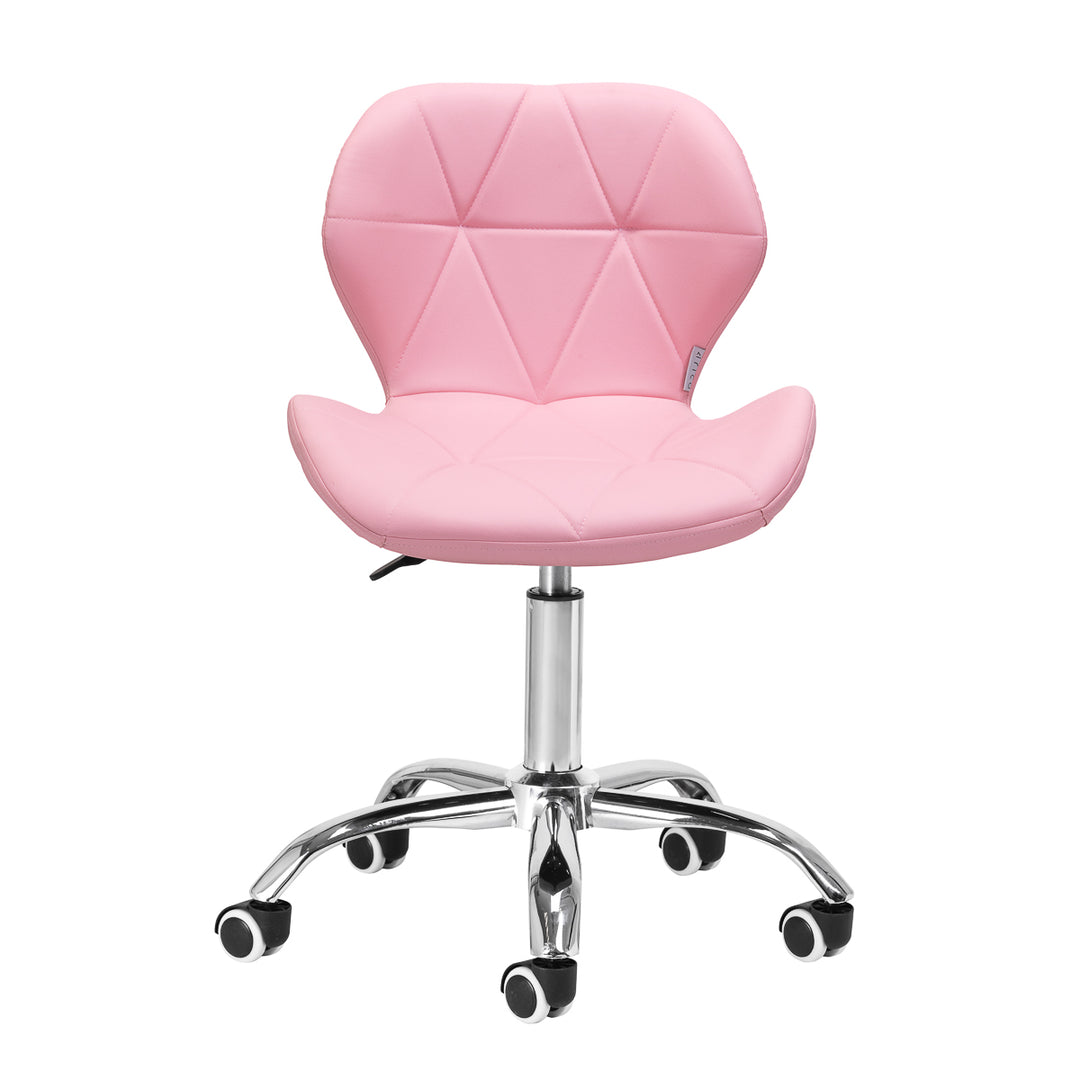 Salonstoel met Wielen Verstelbaar 4Rico QS-06 Roze - afbeelding 2