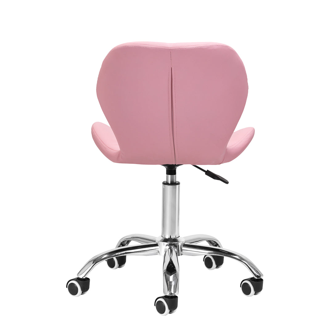 Salonstoel met Wielen Verstelbaar 4Rico QS-06 Roze - afbeelding 4