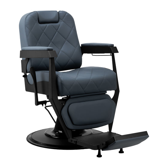 Barberstoel Gabbiano Bruno Blauw-Zwart