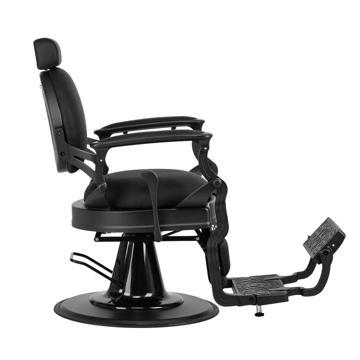 Barberstoel Gabbiano Niccolo Zwart-Zwart Knooploos - afbeelding 4
