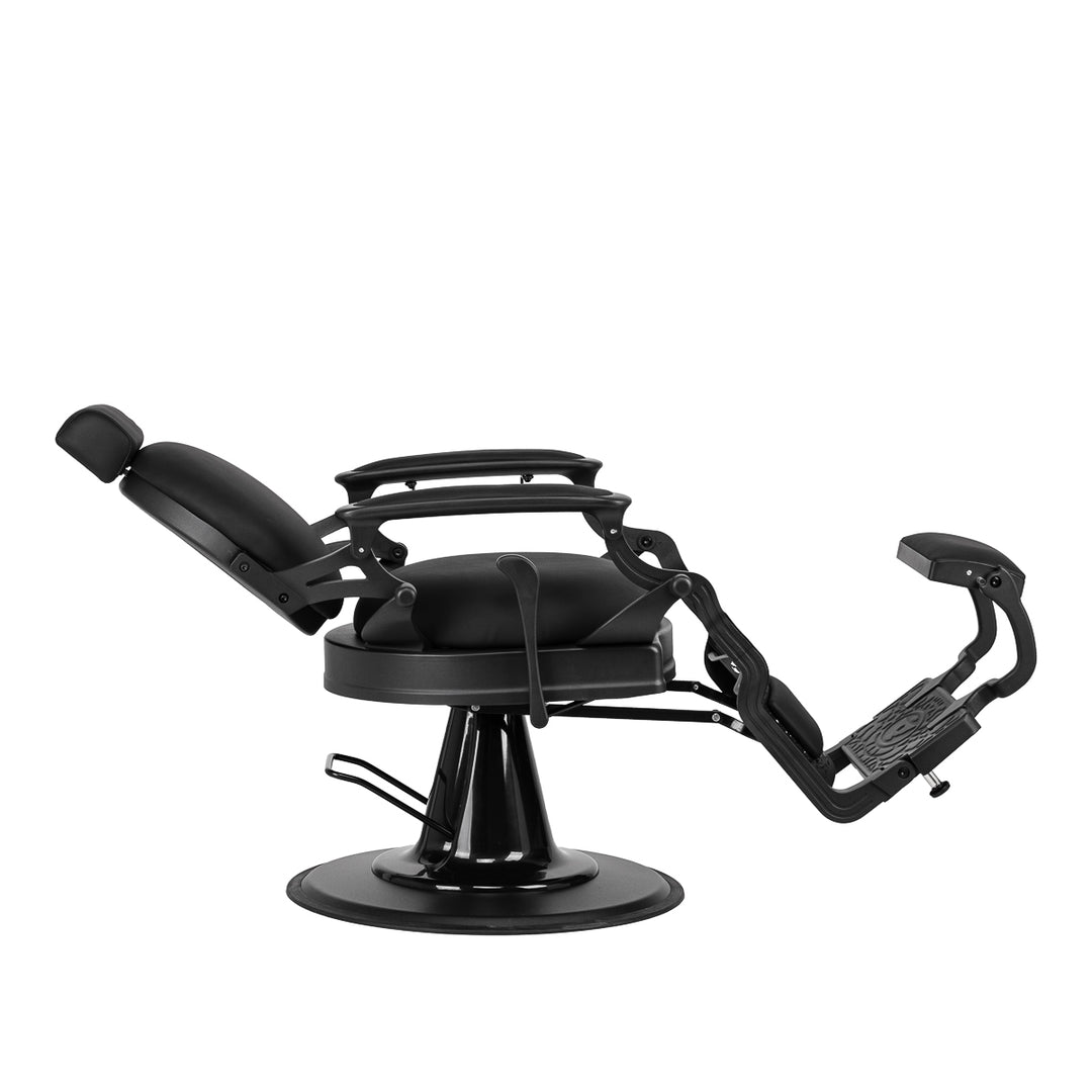 Barberstoel Gabbiano Niccolo Zwart-Zwart Knooploos - afbeelding 5