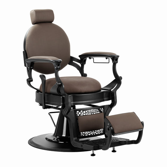 Barberstoel Gabbiano Niccolo Bruin-Zwart Knooploos