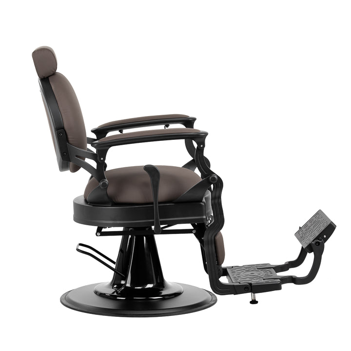 Barberstoel Gabbiano Niccolo Bruin-Zwart Knooploos - afbeelding 4
