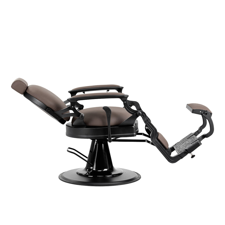 Barberstoel Gabbiano Niccolo Bruin-Zwart Knooploos - afbeelding 5