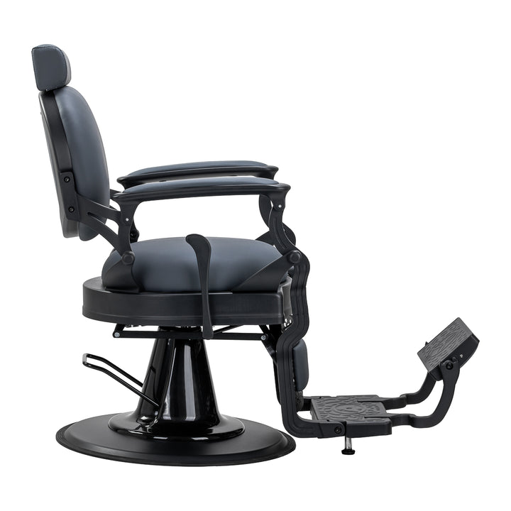 Barberstoel Gabbiano Niccolo Grafiet-Zwart Knooploos - afbeelding 4