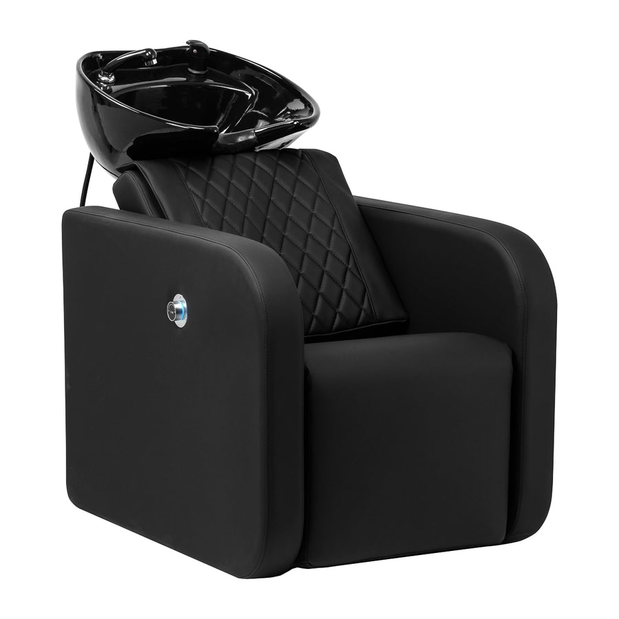 Wasunit Gabbiano Sylvia met Elektrische Beensteun en Massage Zwart 1