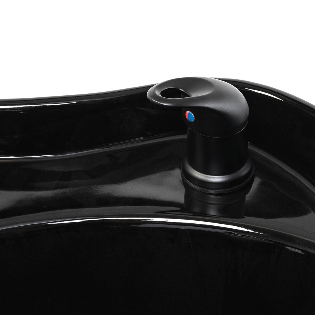 Wasunit Gabbiano Sylvia met Elektrische Beensteun en Massage Zwart 17