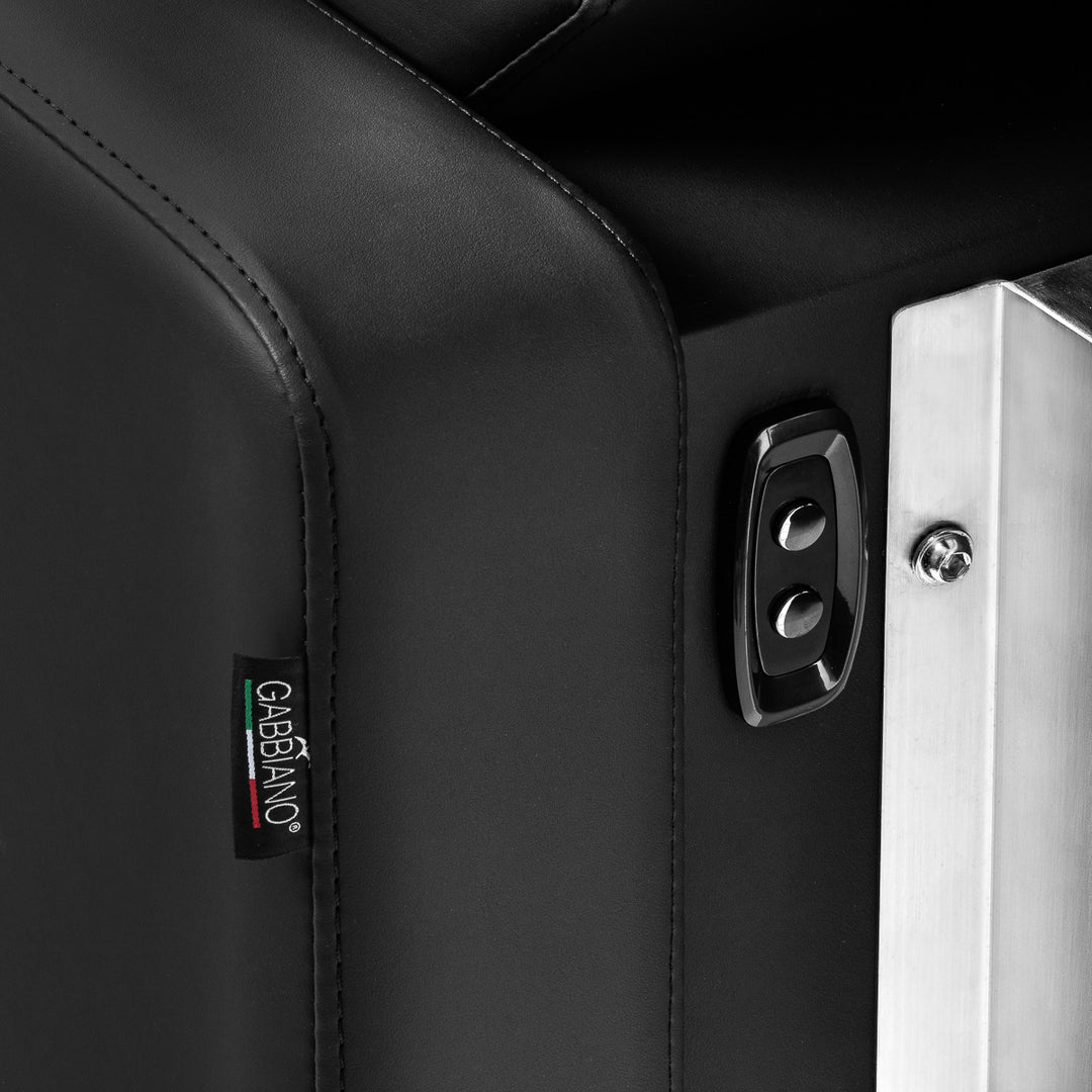 Wasunit Gabbiano Sylvia met Elektrische Beensteun en Massage Zwart 19