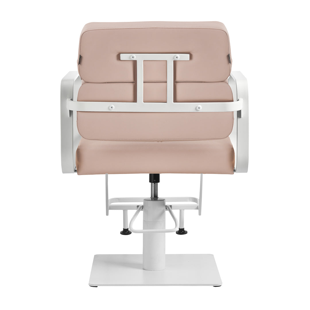 Kappersstoel Gabbiano Porto Beige-Wit - afbeelding 3