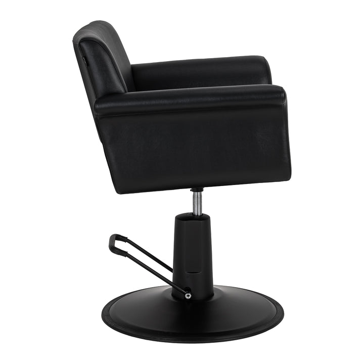 Kappersstoel Gabbiano Lucca Zwart-Zwart - afbeelding 4