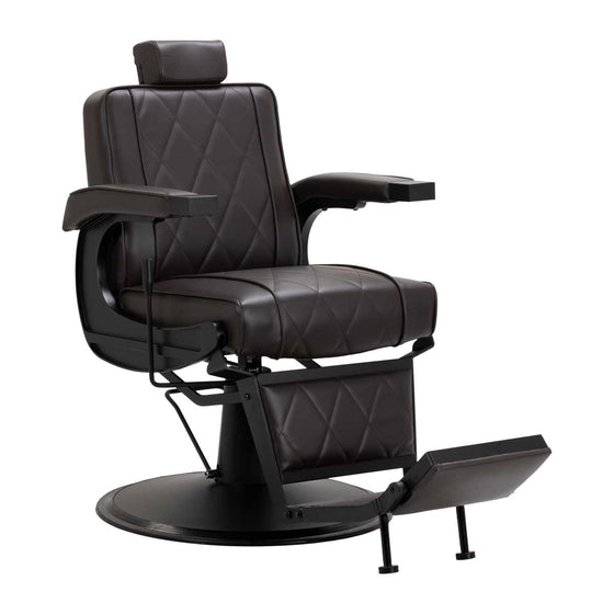 Barberstoel Hair System BM88066B Bruin-Zwart