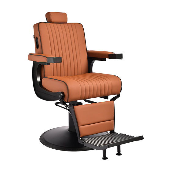 Barberstoel Gabbiano Levi Bruin