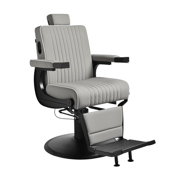 Barberstoel Gabbiano Levi Grijs