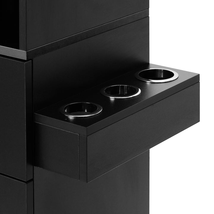 Kaptafel Kapperssalon Gabbiano Totem Zwart - afbeelding 6