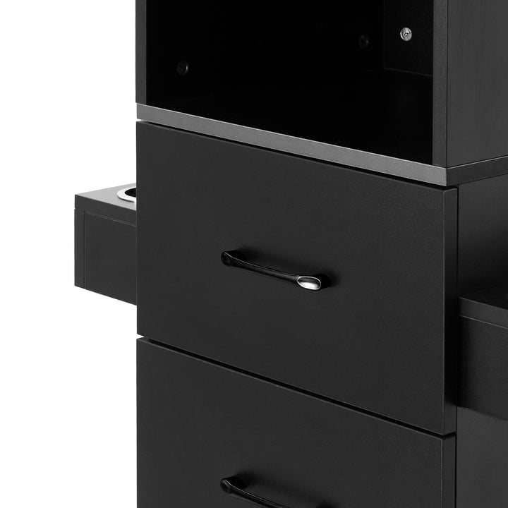 Kaptafel Kapperssalon Gabbiano Totem Zwart - afbeelding 7