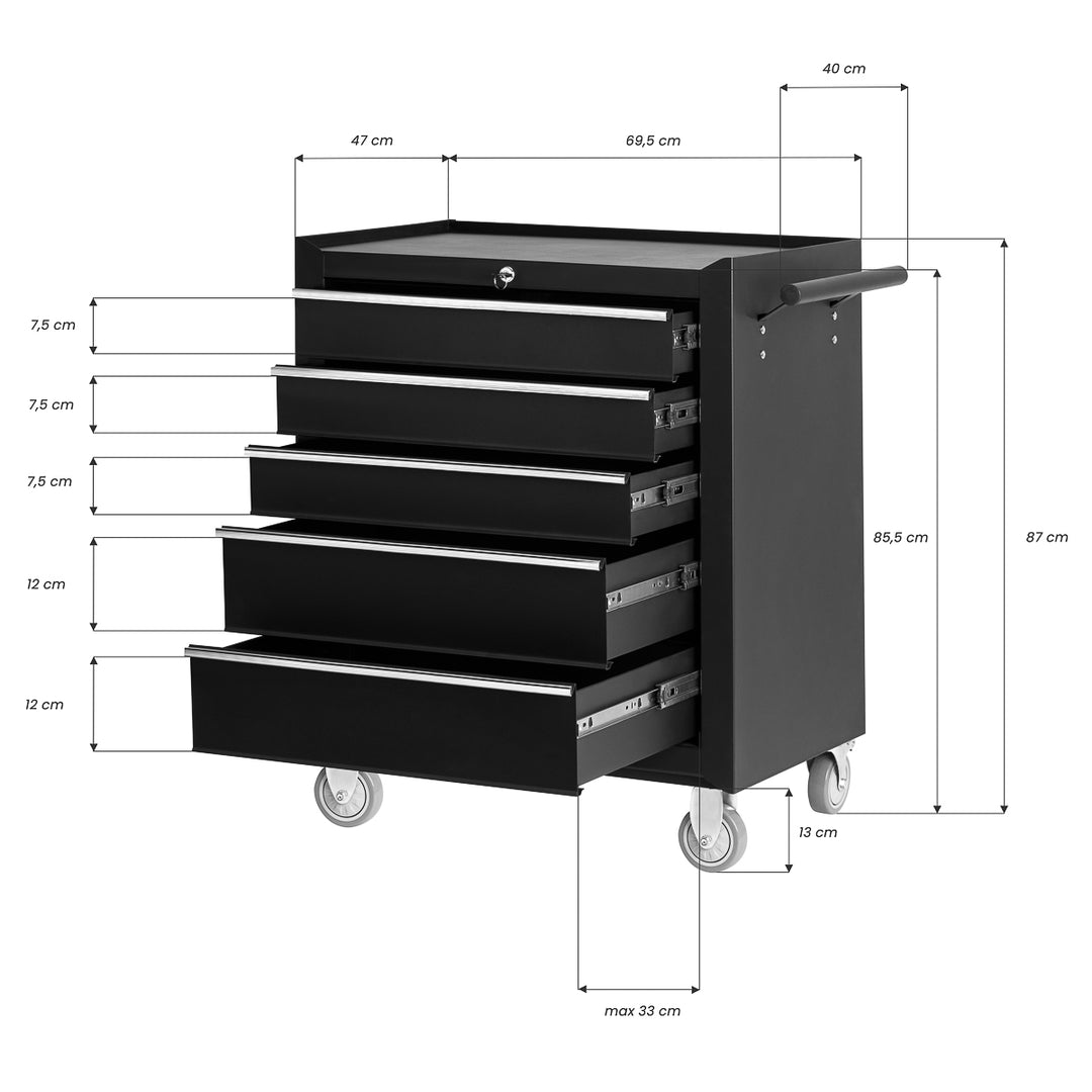 Roltafel Pro-Ink 005 Zwart - afbeelding 9