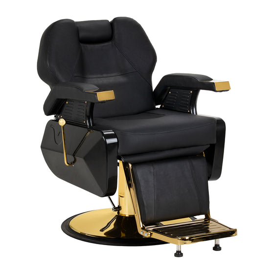 Barberstoel Hair System New York Zwart-Goud