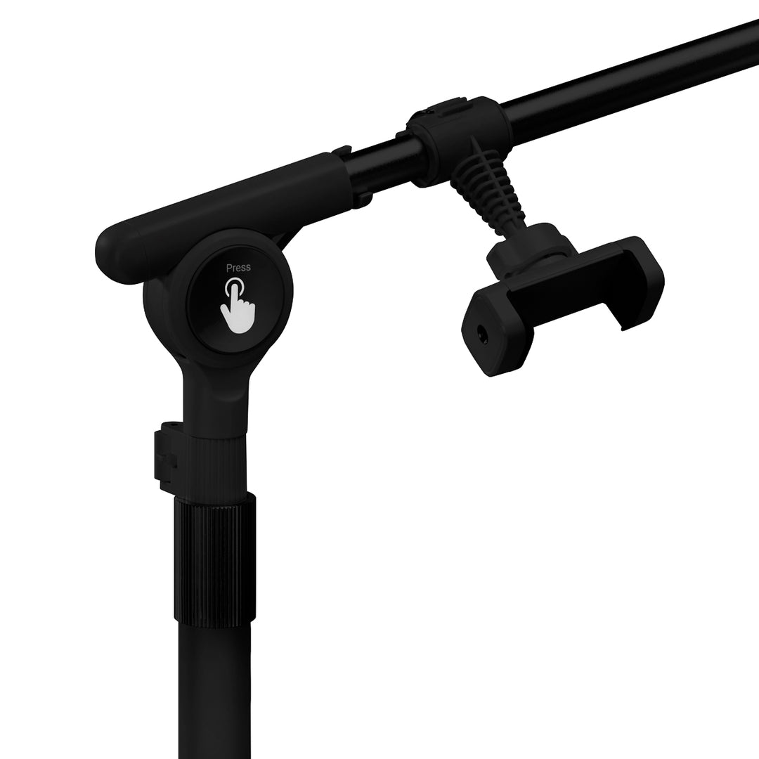 Wimperlamp LED met Statief en Instelbare Kleur- en Lichtintensiteit Glow Zwart - afbeelding 7