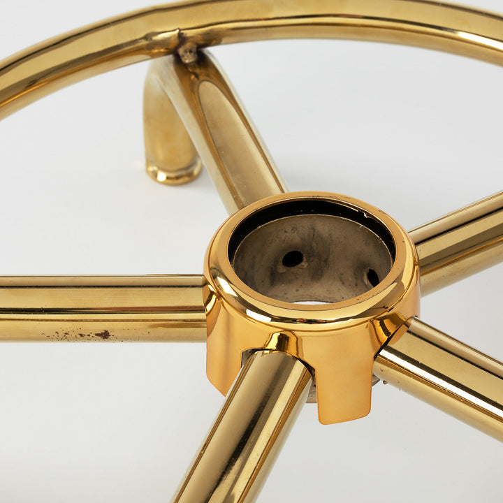 Zadelkruk met Rugleuning 6001 Goud-Zwart