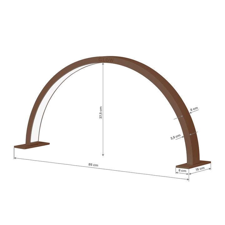 Manicurelamp LED met Instelbare Lichtintensiteit Glow Arche II Bruin - afbeelding 7