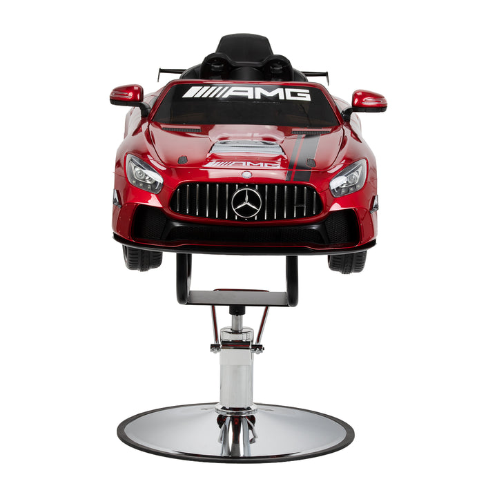 Kinderkappersstoel Auto Mercedes Rood - afbeelding 3