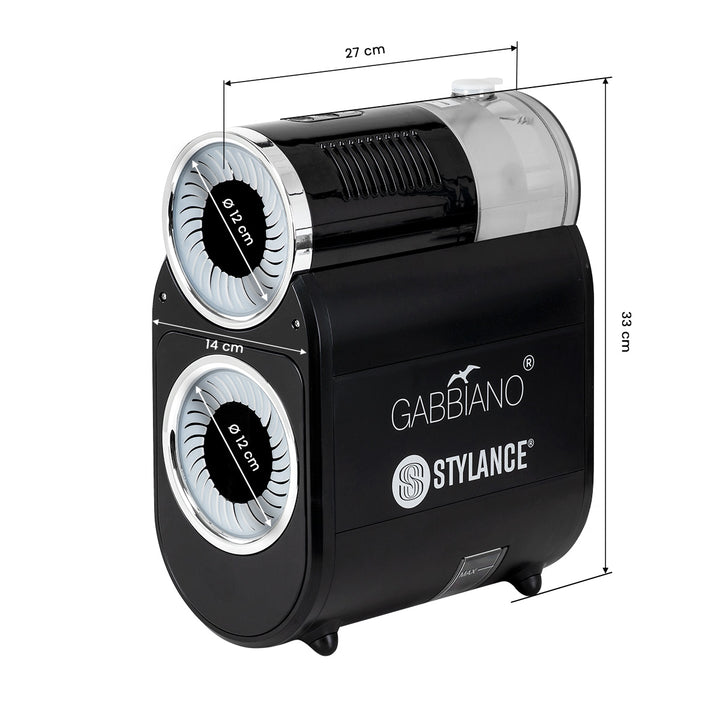 Borstelreiniger met Stoom Gabbiano 1200W Zwart - afbeelding 9