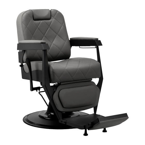 Barberstoel Gabbiano Bruno Grijs-Zwart