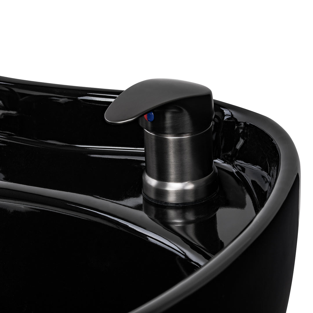 Wasunit Gabbiano Sylvia Plus met Elektrische Beensteun en Massage Zwart - afbeelding 16