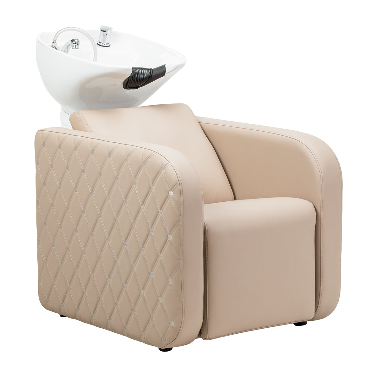 Wasunit Gabbiano Sylvia Plus met Elektrische Beensteun en Massage Beige