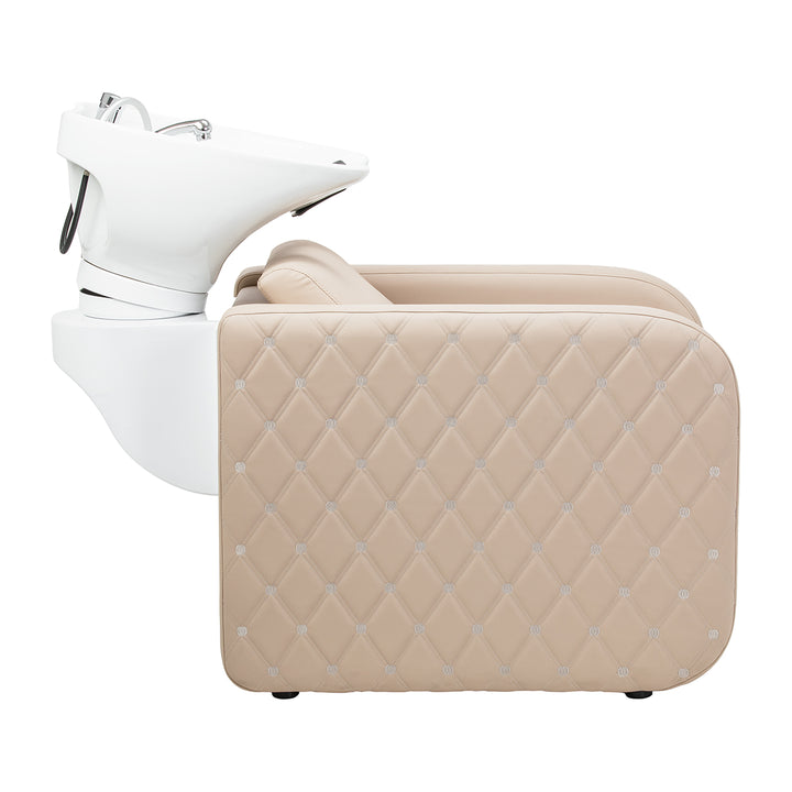 Wasunit Gabbiano Sylvia Plus met Elektrische Beensteun en Massage Beige - afbeelding 2