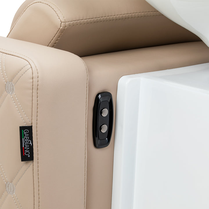 Wasunit Gabbiano Sylvia Plus met Elektrische Beensteun en Massage Beige - afbeelding 15