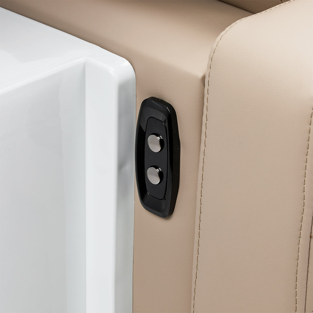 Wasunit Gabbiano Sylvia Plus met Elektrische Beensteun en Massage Beige - afbeelding 16