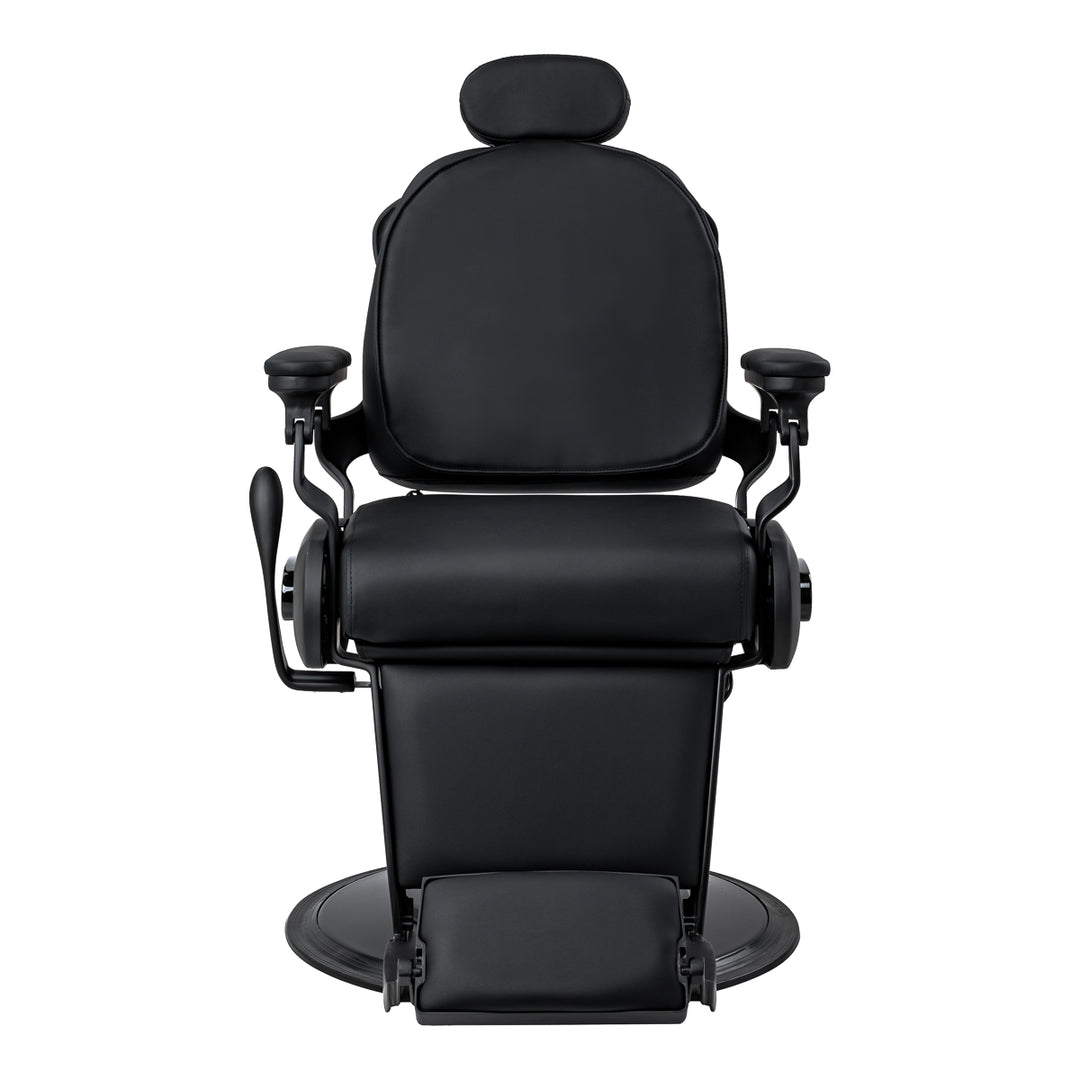 Barberstoel Gabbiano Francesco met Massage Zwart-Zwart - afbeelding 2