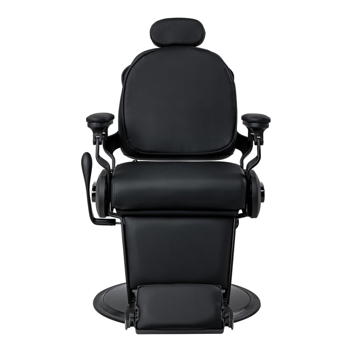 Barberstoel Gabbiano Francesco met Massage Zwart-Zwart - afbeelding 2
