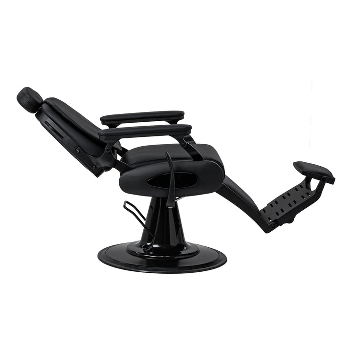 Barberstoel Gabbiano Francesco met Massage Zwart-Zwart - afbeelding 5