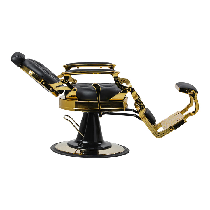Barberstoel Gabbiano Niccolo Zwart-Goud - afbeelding 5
