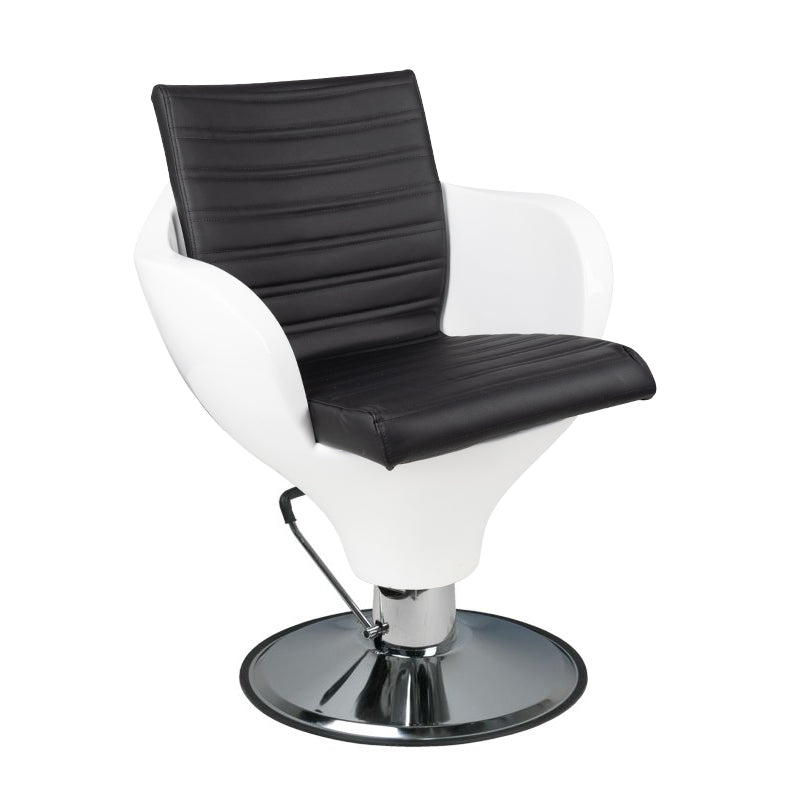 Kappersstoel Gabbiano Ferrara Wit Zwart 1